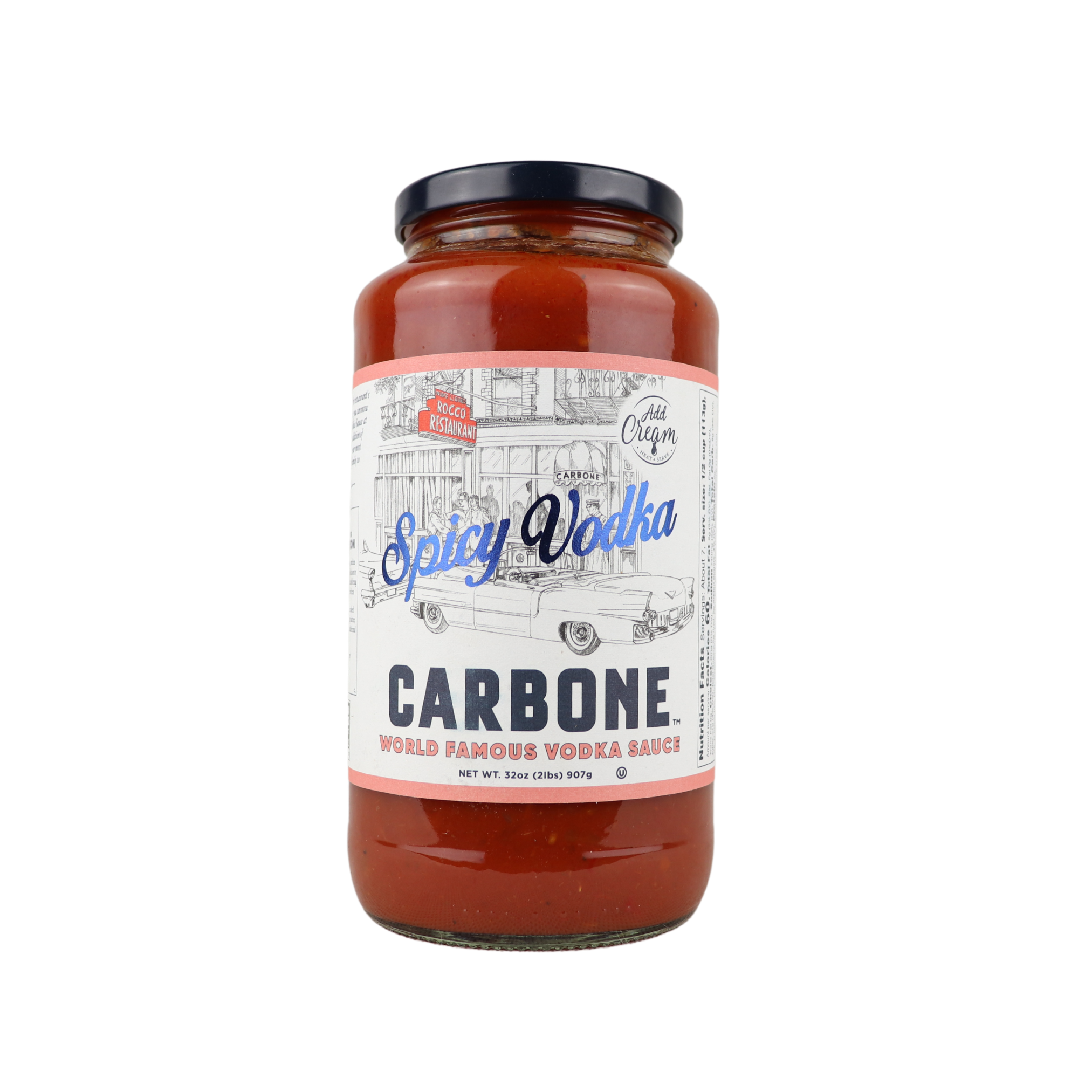 Carbone Spicy Vodka Sauce 907g Carbone Spicy Vodka Sauce 907g